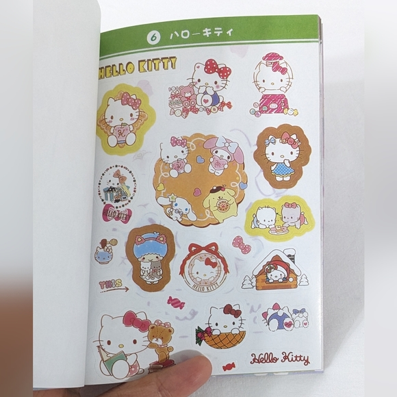 Hello Kitty Sanrio Kawaii Sticker Book, 450 Stickers, 16 Sticker Sheets - Picture 5 of 7